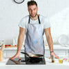 Pink Beige Marble Men's Apron-grizzshop