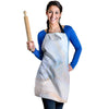 Pink Beige Marble Women's Apron-grizzshop