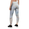 Pink Beige Marble Women's Leggings-grizzshop