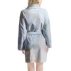 Pink Beige Marble Women's Robe-grizzshop