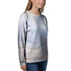 Pink Beige Marble Women's Sweatshirt-grizzshop