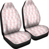 Pink Bunny Rabbit Pattern Print Universal Fit Car Seat Cover-grizzshop
