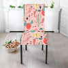 Pink Cactus Pattern Print Chair Cover-grizzshop