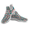 Pink Cactus Print Pattern White Athletic Shoes-grizzshop