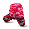 Pink Camo Print Boxing Gloves-grizzshop