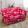 Pink Camo Print Loveseat Cover-grizzshop