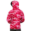 Pink Camo Print Men's Hoodie-grizzshop