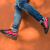 Pink Camo Print Men's Low Top Shoes-grizzshop