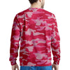 Pink Camo Print Men's Sweatshirt-grizzshop