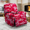 Pink Camo Print Recliner Cover-grizzshop