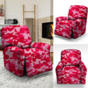 Pink Camo Print Recliner Cover-grizzshop