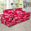 Pink Camo Print Sofa Cover-grizzshop