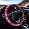 Pink Camo Print Steering Wheel Cover-grizzshop