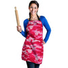 Pink Camo Print Women's Apron-grizzshop