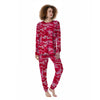 Pink Camo Print Women's Pajamas-grizzshop