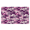 Pink Camouflage Print Door Mat-grizzshop