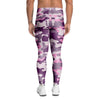 Pink Camouflage Print Men's Leggings-grizzshop