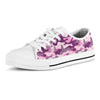 Pink Camouflage Print Men's Low Top Shoes-grizzshop