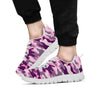 Pink Camouflage Print Men's Sneakers-grizzshop