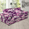 Pink Camouflage Print Sofa Cover-grizzshop