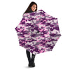 Pink Camouflage Print Umbrella-grizzshop