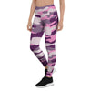 Pink Camouflage Print Women's Leggings-grizzshop