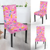 Pink Candy Pattern Print Chair Cover-grizzshop