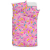 Pink Candy Pattern Print Duvet Cover Bedding Set-grizzshop