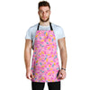 Pink Candy Pattern Print Men's Apron-grizzshop