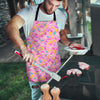 Pink Candy Pattern Print Men's Apron-grizzshop