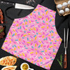 Pink Candy Pattern Print Men's Apron-grizzshop