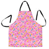 Pink Candy Pattern Print Men's Apron-grizzshop