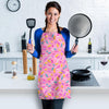 Pink Candy Pattern Print Women's Apron-grizzshop