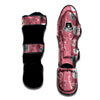 Pink Cat Face Print Muay Thai Shin Guard-grizzshop