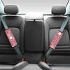 Pink Cat Face Print Seat Belt Cover-grizzshop