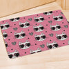 Pink Cat Print Door Mat-grizzshop