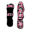 Pink Cat Print Muay Thai Shin Guard-grizzshop