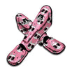 Pink Cat Print Muay Thai Shin Guard-grizzshop