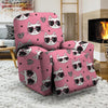 Pink Cat Print Recliner Cover-grizzshop