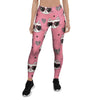 Pink Cat Print Women's Leggings-grizzshop