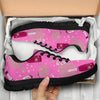 Pink Champagne Pattern Print Sneaker Shoes For Men Women-grizzshop