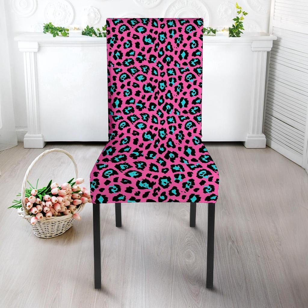 Pink Cheetah Chair Cover-grizzshop