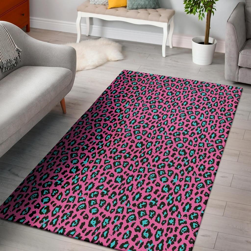 Pink Cheetah Floor Mat-grizzshop