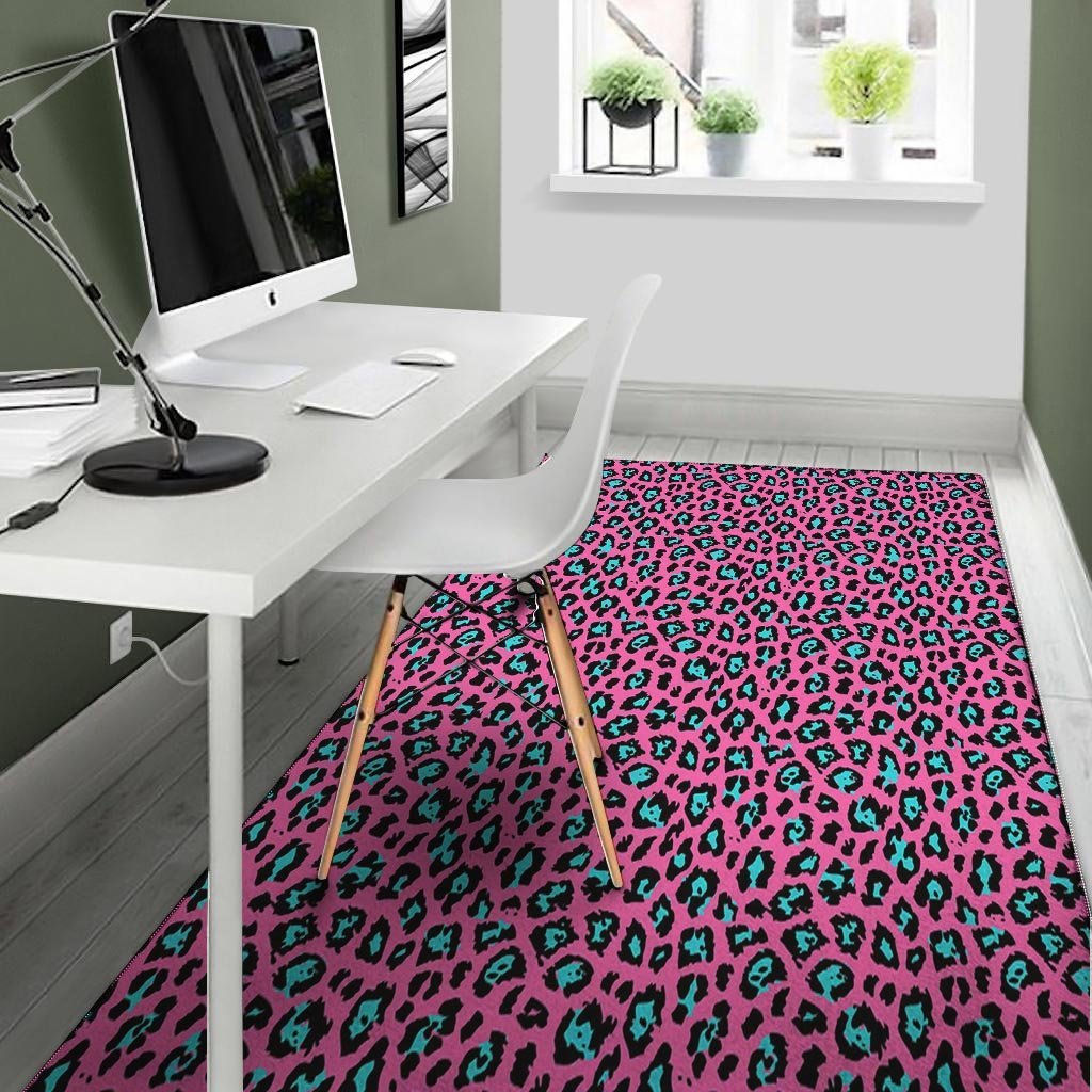 Pink Cheetah Floor Mat-grizzshop