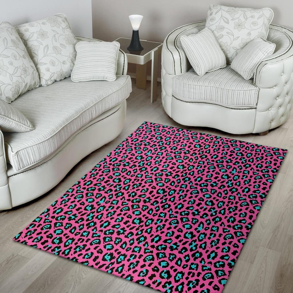 Pink Cheetah Floor Mat-grizzshop