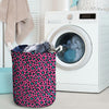 Pink Cheetah Laundry Basket-grizzshop