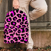 Pink Cheetah Leopard Backpack-grizzshop