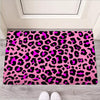 Pink Cheetah Leopard Door Mat-grizzshop