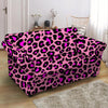 Pink Cheetah Leopard Loveseat Cover-grizzshop