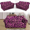 Pink Cheetah Leopard Loveseat Cover-grizzshop